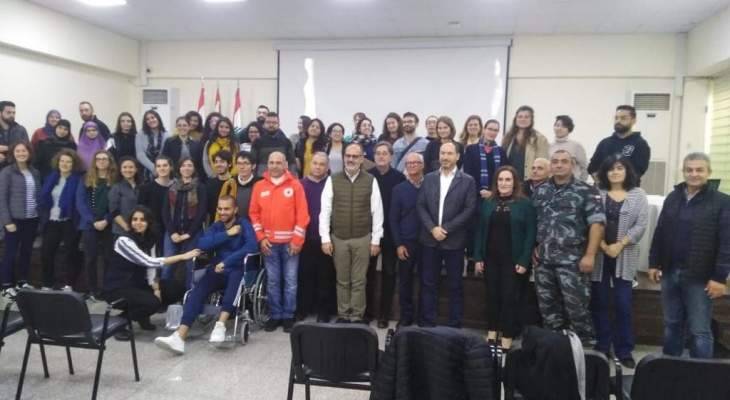وفد طلابي لبناني فرنسي يزور ادارة الكوارث جنوباً مطلعاً على منجزاتها