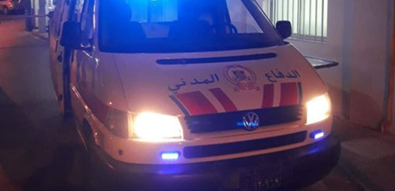 مواطن يحاول إحراق نفسه في رياض الصلح (فيديو)