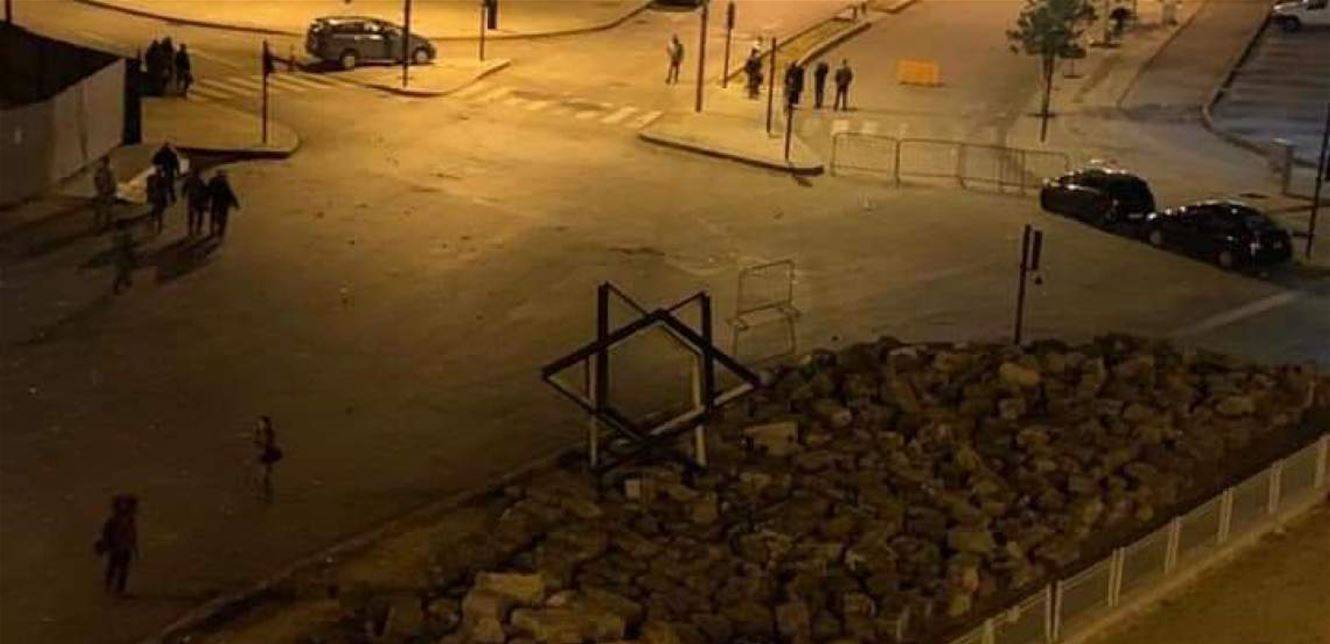 ما حقيقة وجود لمجسم نجمة داوود في بيروت؟ (صورة)