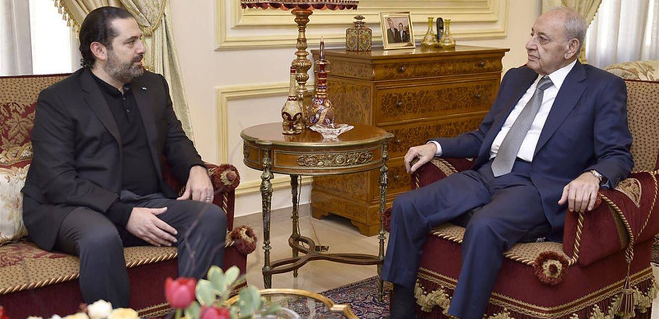بري والحريري في بيان مشترك: للتحلي بالوعي وعدم الانجرار نحو الفتنة والاسراع بتشكيل حكومة