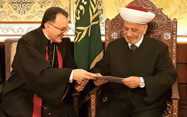 سلّم القيادات الروحيّة رسالة من البابا