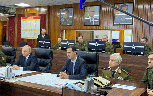 بوتين في زيارة مفاجئة لسوريا : قطعنا شوطاً كبيراً في استعادة الدولة السورية