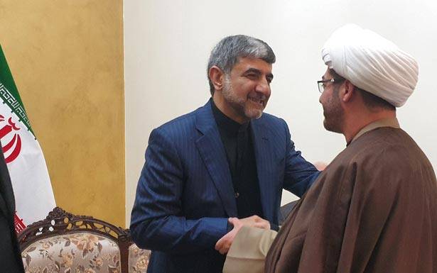 شخصيات ووفود عزّت بسليماني في السفارة الايرانيّة