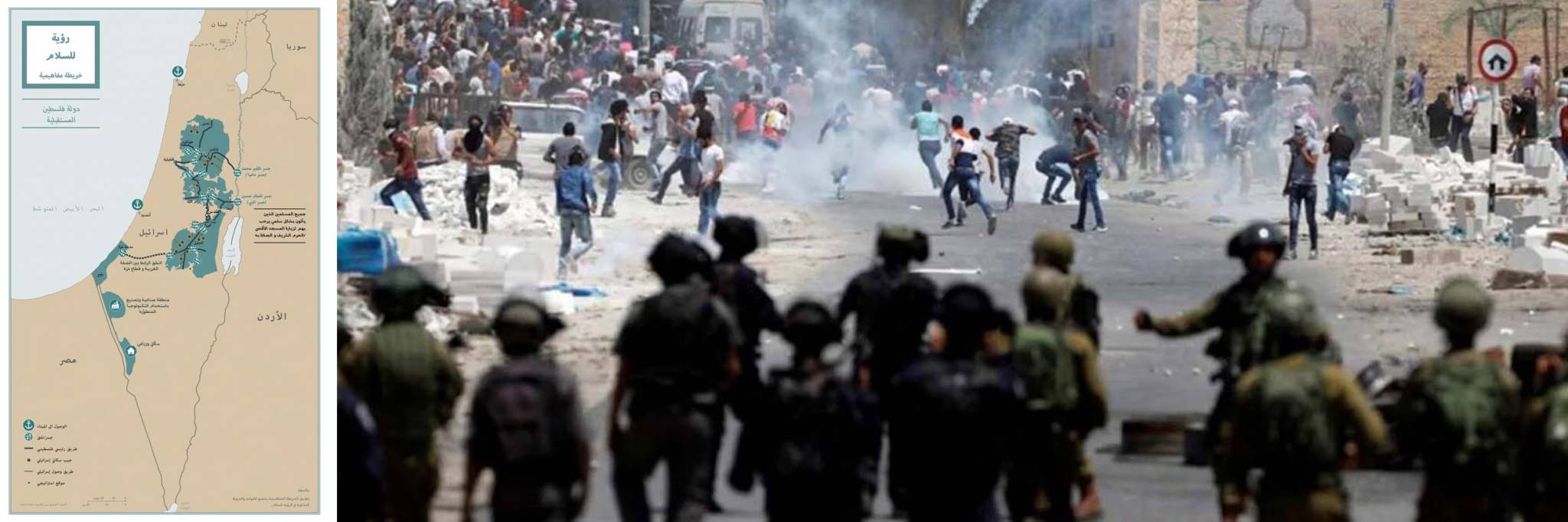 ترامب يُعلن «إسرائيل الدولة العظمى» وتصفية القضيّة الفلسطينيّة والسيطرة على العرب والمنطقة
كلّ فلسطيني أو عربي يُوافق على صفقة القرن هو خائن عربي للمسيح ولرسول الله
ترامب غبيّ لا يعرف «صفقة القرن».. وأميركا تخرج عن كلّ القوانين الدوليّة ومجلس الأمن