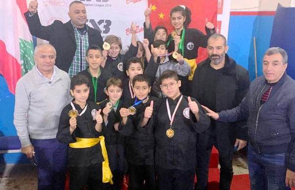 النجوم ــ بيروت يحصد ميداليات ملونة في الووشو ــ كونغ فو
