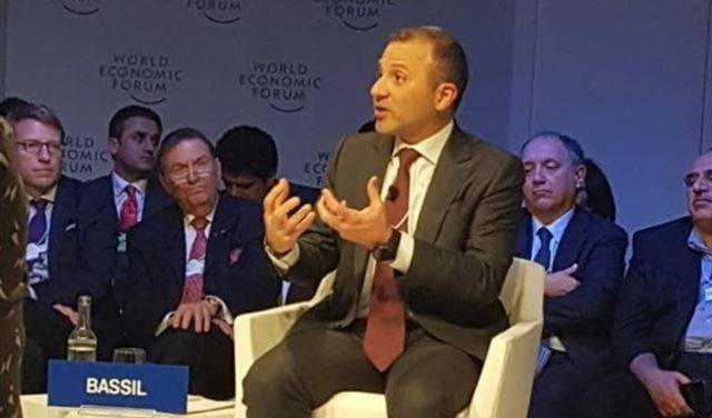 باسيل مثّل لبنان في «منتدى دافوس»