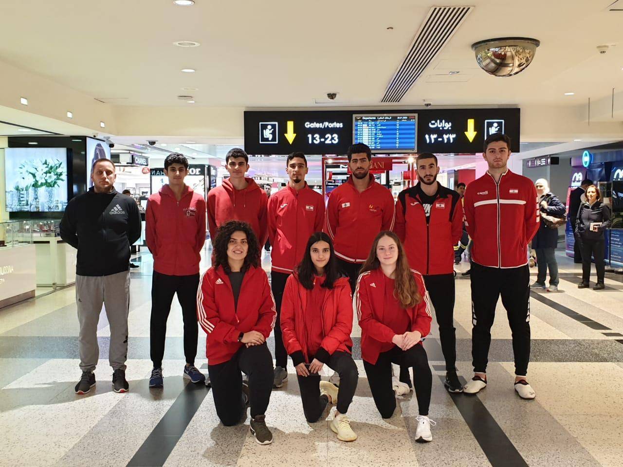 مغادرة بعثة منتخب لبنان للتايكواندو
للمشاركة في بطولتين بالفجيرة