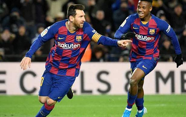 ليونيل ميسي يضع برشلونة بين السداسي الأقوى في أوروبا