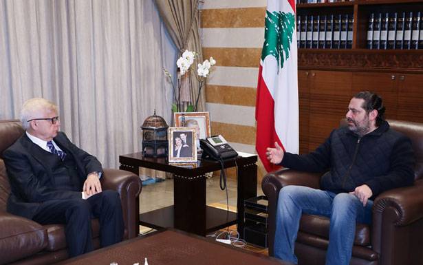 زاسبيكين عرض التطورات  مع الحريري وقائد الجيش