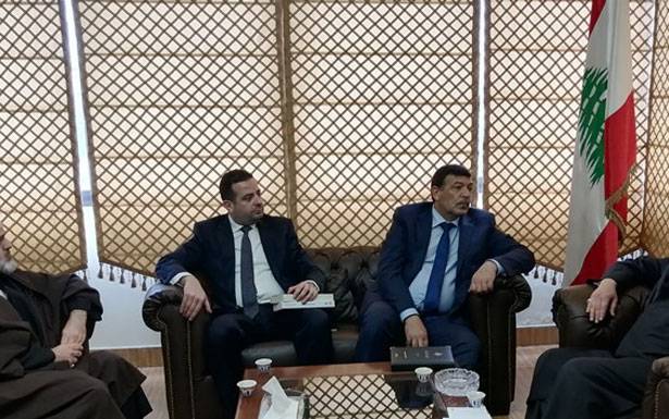 أحمد قبلان استقبل المستشار الثقافي العراقي الإقليمي