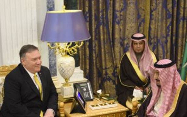 بومبيو في السعودية