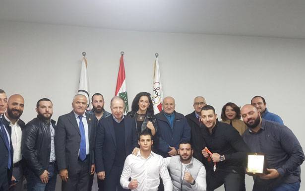 همام التقى ابطال الووشو لبطولة العالم