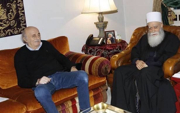 جنبلاط عرض مع حسن وفوشيه الأوضاع