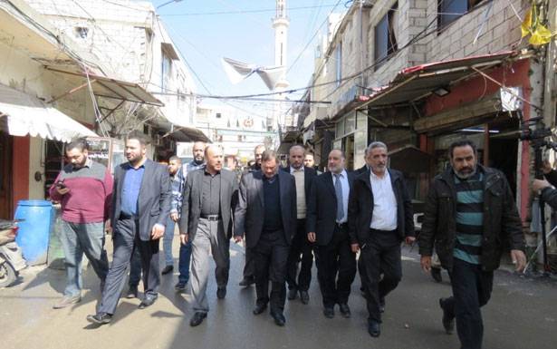 وفد من «حماس» جال في عين الحلوة:الوحدة الوطنية المدخل لمواجهة «صفقة القرن»