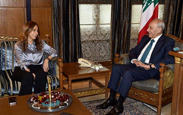 وزيرة الدفاع التقت بري ولازاريني