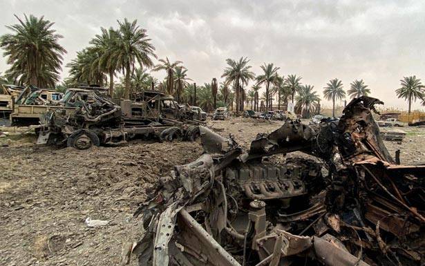 اعتداء أميركي على الجيش العراقي والحشد الشعبي