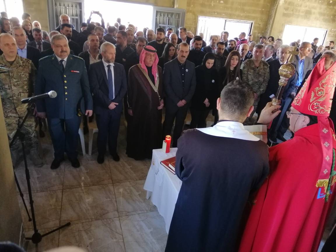 ترأس قداساً إحياء لذكرى الشهيد شريف