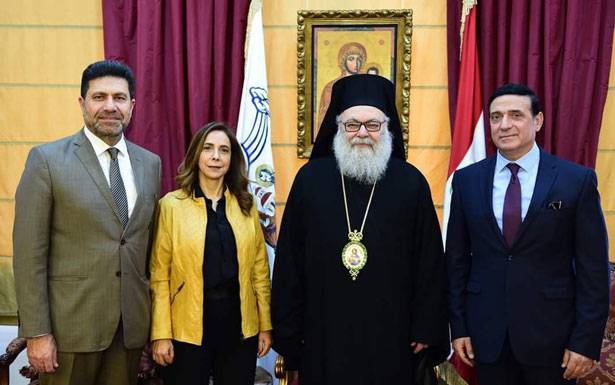 يوحنا العاشر عرض مع عكر وغجر ونجّـار التحديات أمام الحكومة