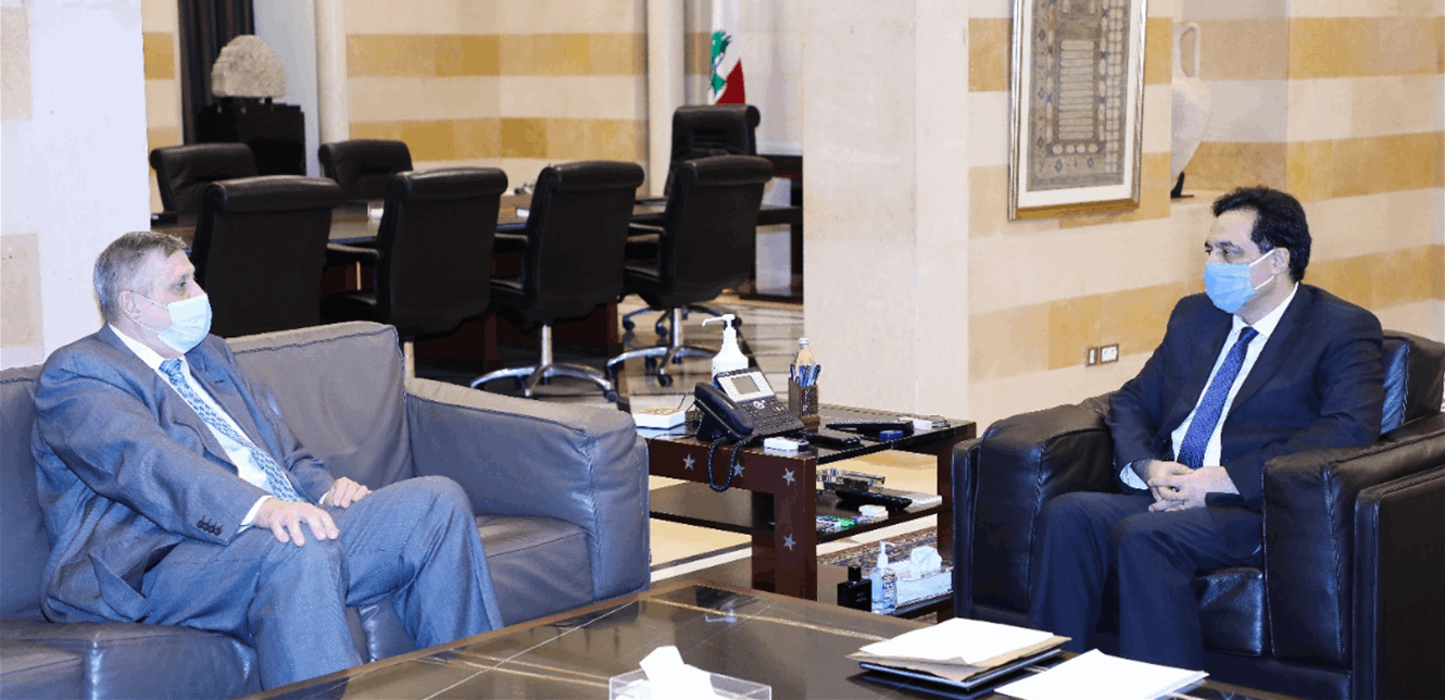 دياب بحث مع كومار جاه وكوبيتش في مساعدة لبنان لمواجهة 