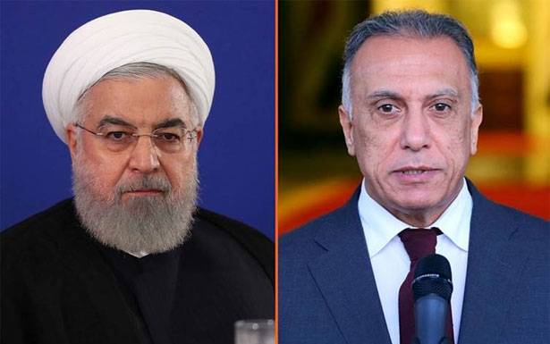 الكاظمي لروحاني: لن ننسى أبدا دعم إيران خاصة في الحرب ضد «داعش»