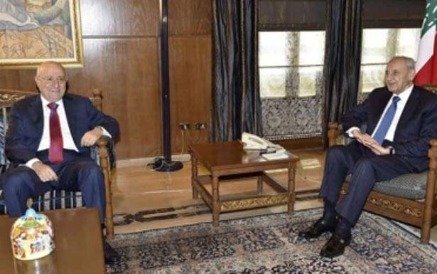 بري استقبل العريضي وأبرق لنظيره الايرلندي