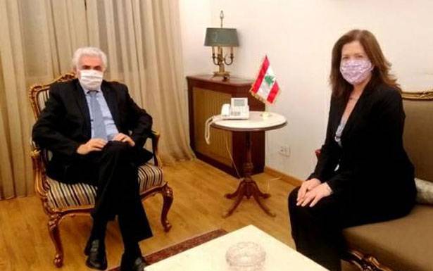 شيّا بحثت مع دياب خطة الحكومة ومع حتّي التجديد ل«اليونيفيل»