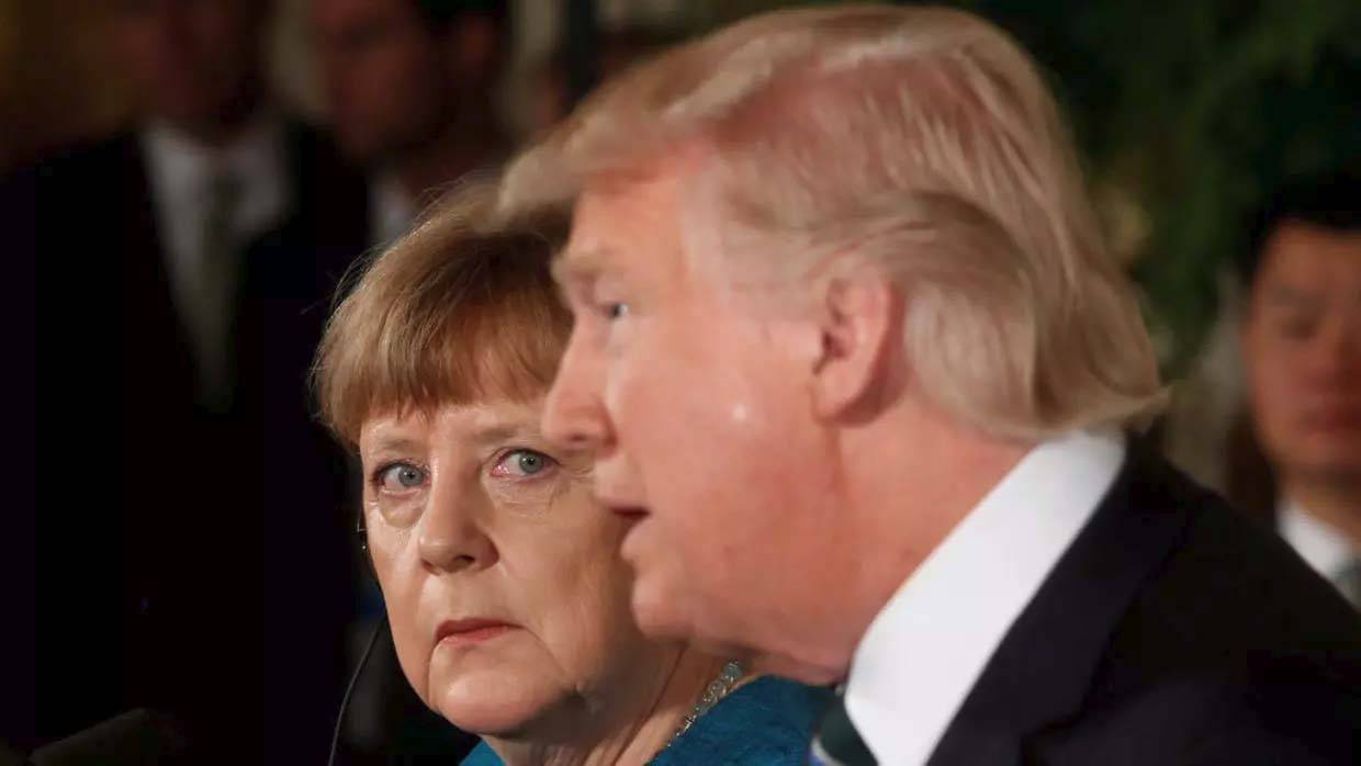 مكالمة مشحونة بالخلافات بين ترامب وميركل ورفض الدعوة لحضور قمة «G7» شخصيا