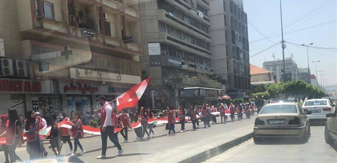 انطلاق مسيرة من ساحة النور باتجاه شوارع طرابلس