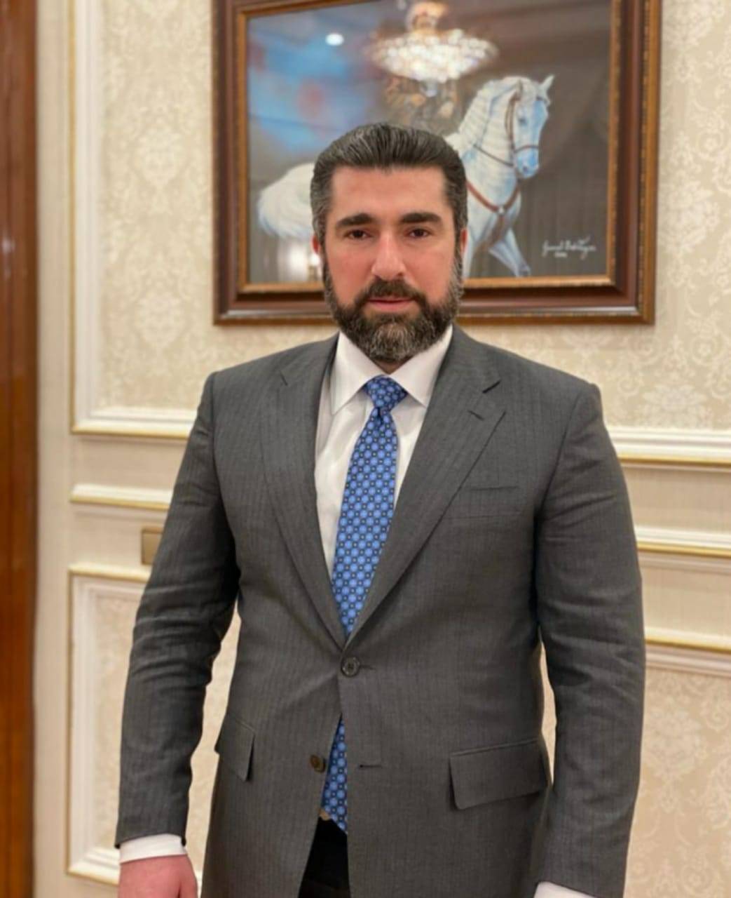 روان بارزاني على الخطوط القتالية الاولى في منطقة سنجار والموصل في الحرب ضد تنظيم داعش