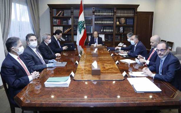 اجتماع مالــي في بعبدا... وتــــوافــق على استكمال المفاوضات مع «النــقد الــدولــي» وفـــق خــطـــة الحكومة