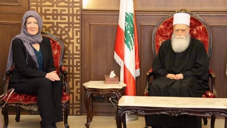السفيرة الأميركية تزور حسن : نقف الى جانب لبنان على كافة الصعد