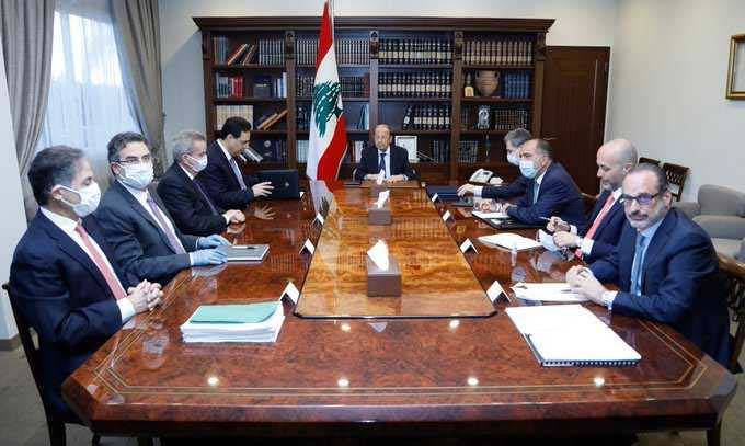 اجتماع مالي في بعبدا ناقش المفاوضات
الجارية مع صندوق النقد وضرورة «توحيد الأرقام»