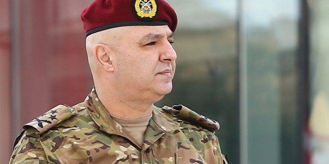 قائد الجيش تفقد ثكنة فرنسوا الحاج في مرجعيون