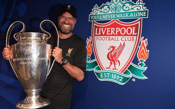 كلوب يتذكر فوز ليفربول بلقب دوري أبطال أوروبا