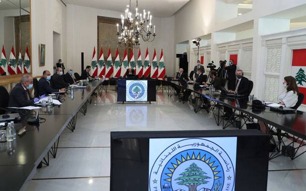رئىس الجمهورية ترأس اجتماعاً لسفراء الدول الدائمة العضوية في مجلس الامن لبحث التجديد لـ«اليونفيل»