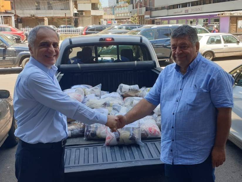 "نورج": توزيع مساعدات غذائية