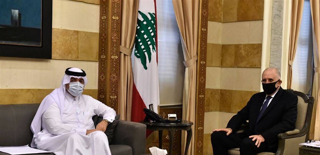 فهمي عرض مع الجابر العلاقات مع قطر والتقى عبود محافظا جديدا لبيروت