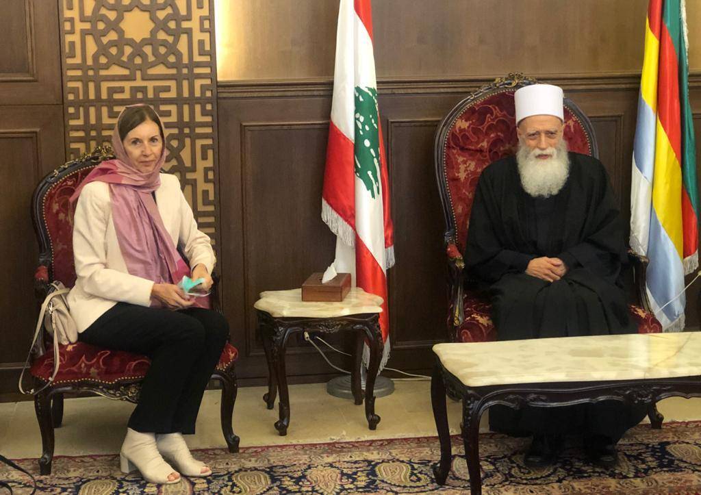 حسن التقى سفيرة ايطاليا وحمادة... المجـلـس المذهـبـي : لتعميم الخــطــــاب الجامـــع