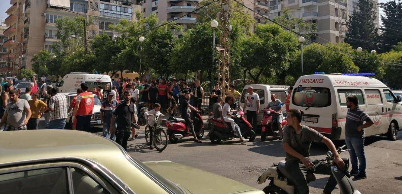 إصابة أكثر من 16 شخصاً نتيجة إحتراق أحد المنازل في مدينة طرابلس