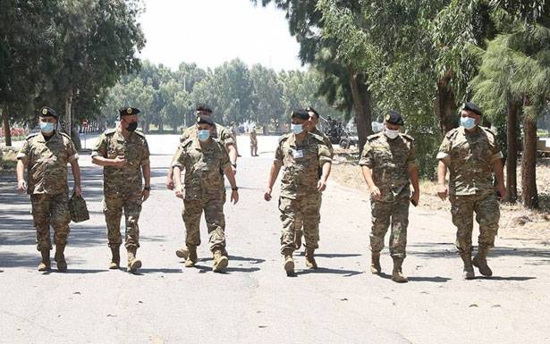 رئيس الأركان يتفقّد عدداً من الوحدات المنتشرة في الشمال