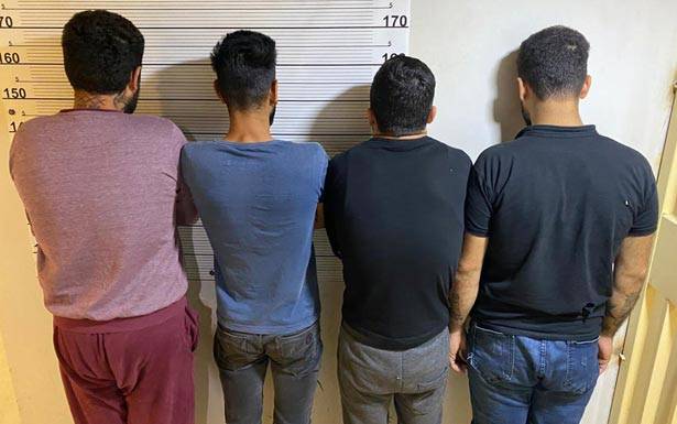 توقيف أربعة أشخاص بجرائم سرقة ومخدرات بينهم مطلوبان خطيران