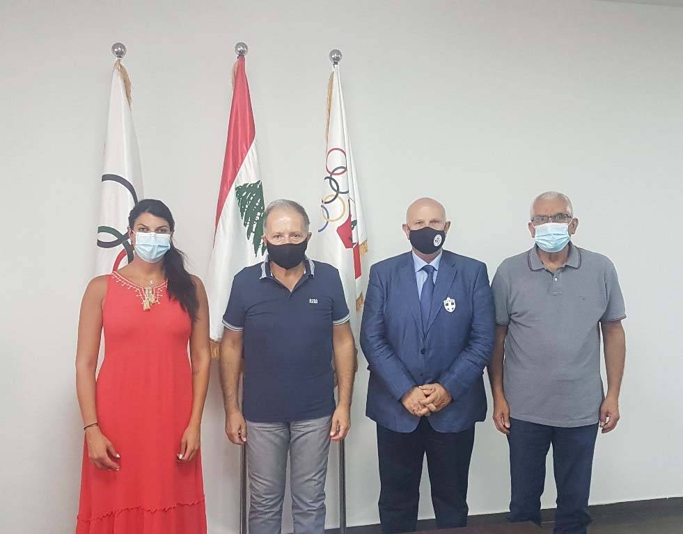 هـمام يلتقى جلـخ والرامية باسيــل
ويطّــلـع على التحضيرات لأولمبياد طوكيـو 2021