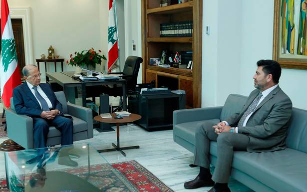 رئيس الجمهوريّة التقى سابوران وعرض واقع الكهرباء مع غجر