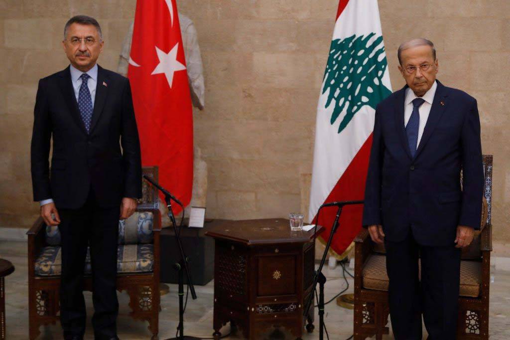 نائب الرئيس التركي فـي جولة على المسؤولين :
نقف الى جانب لبنان.. وسنقدّم له المساعدات