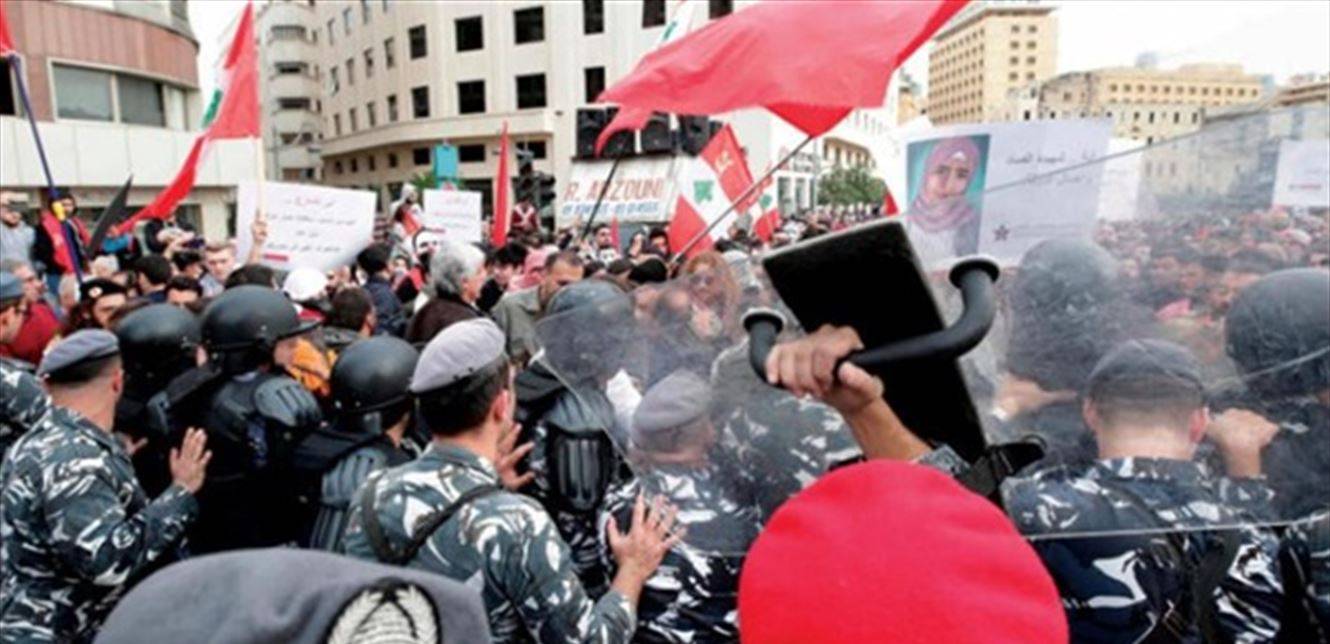 الكشف عن هويات المعتدين على المتظاهرين في بيروت