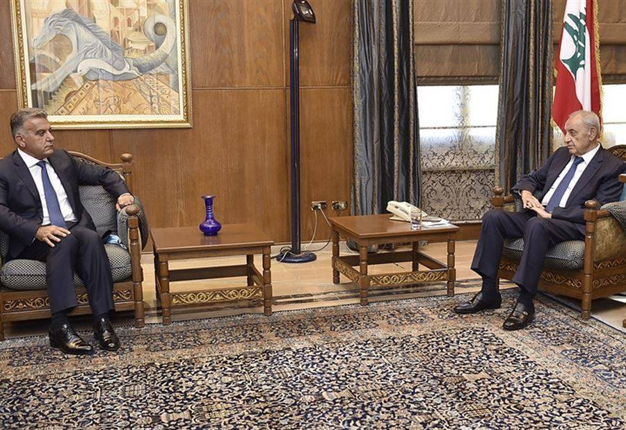 برّي يلتقي اللواء إبراهيم وبرقيات دعم للبنان