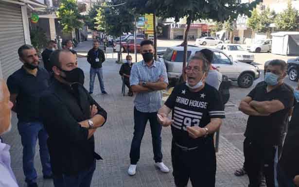 وقفة احتجاجية لتجار النبطية: للسماح بفتح المحال والعودة الى العمل