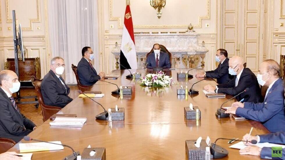 السيسي يستقبل الرئيس التنفيذي لشركة 