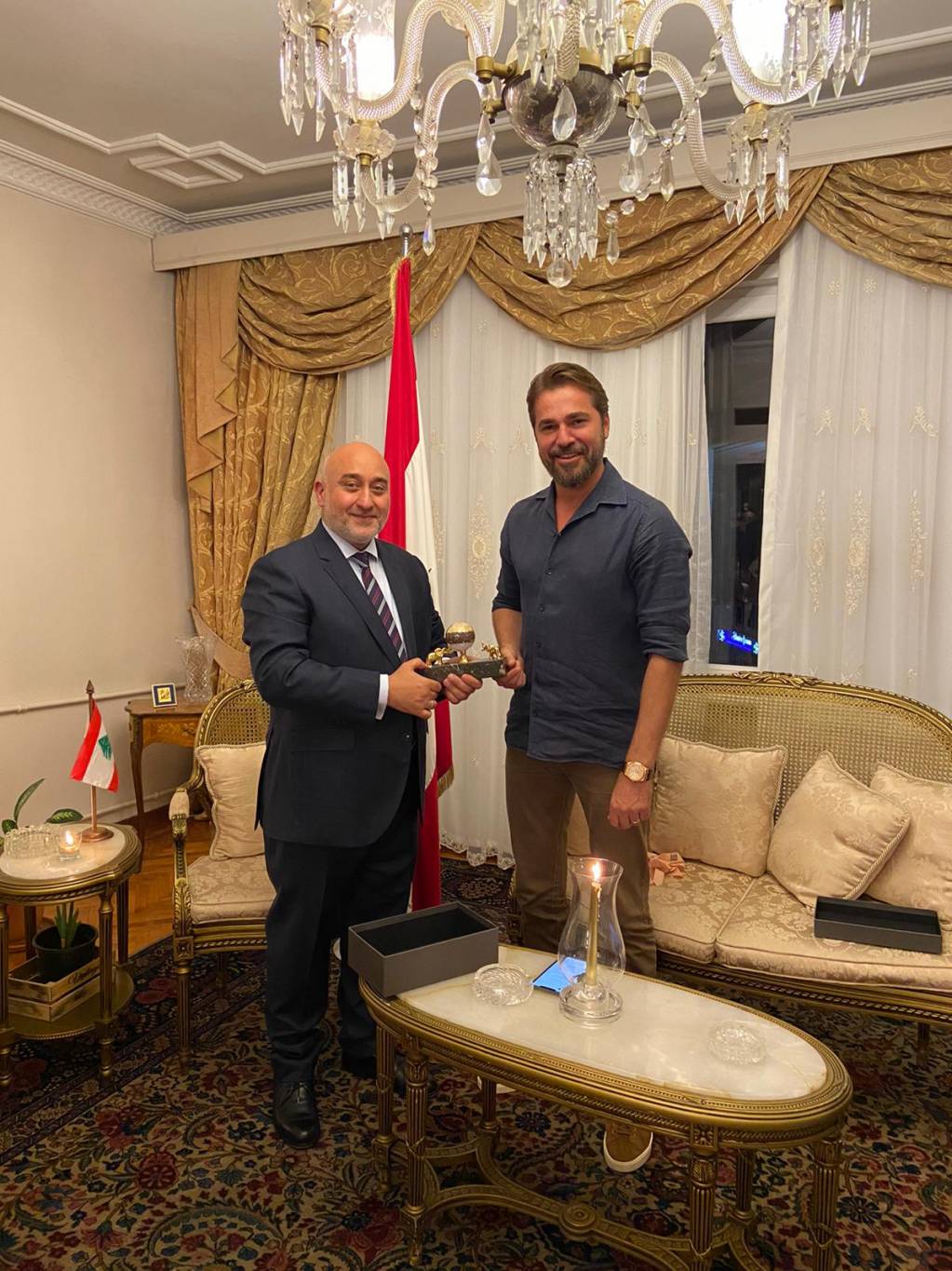مازن كبّارة يستقبل انغين التان دوزياتان...وماذا تتضمنت الرسالة الذي وجّهها الى لبنان واللبنانيين؟