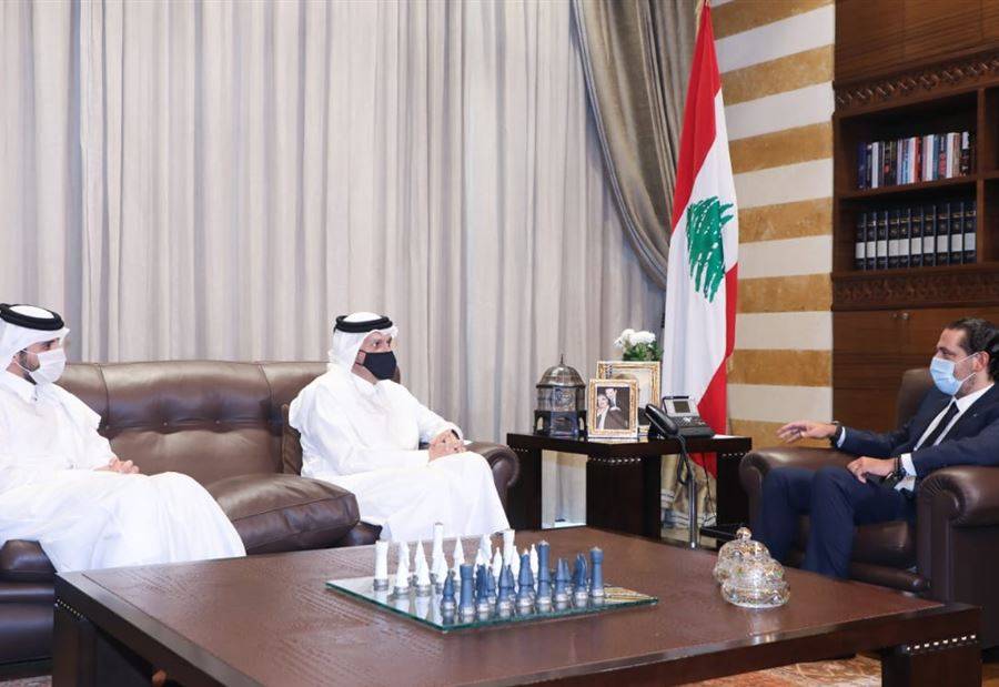 وزيرُ الخارجية القطري في ضيافةِ الحريري